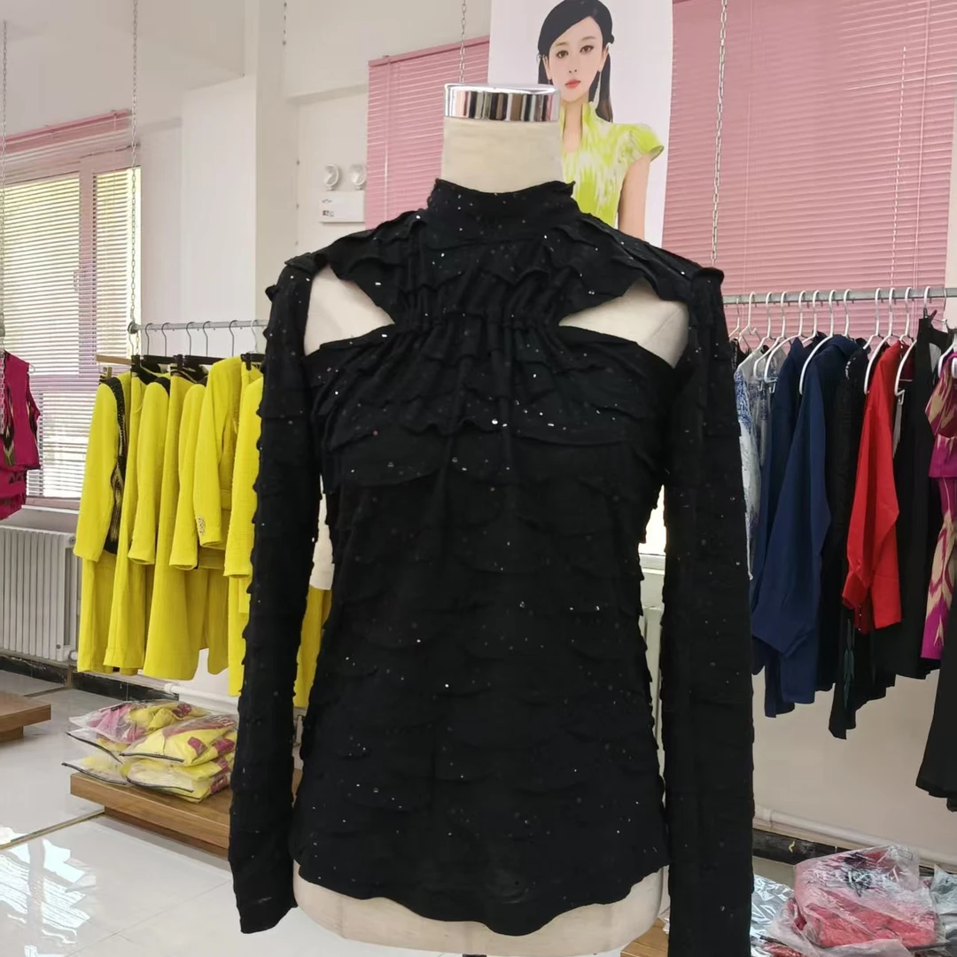 SY06 新款黑色上衣上衣