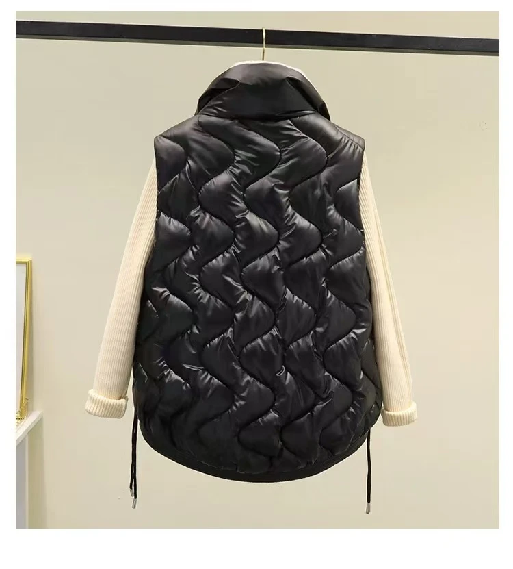 恒鑫安压线立领百搭马夹