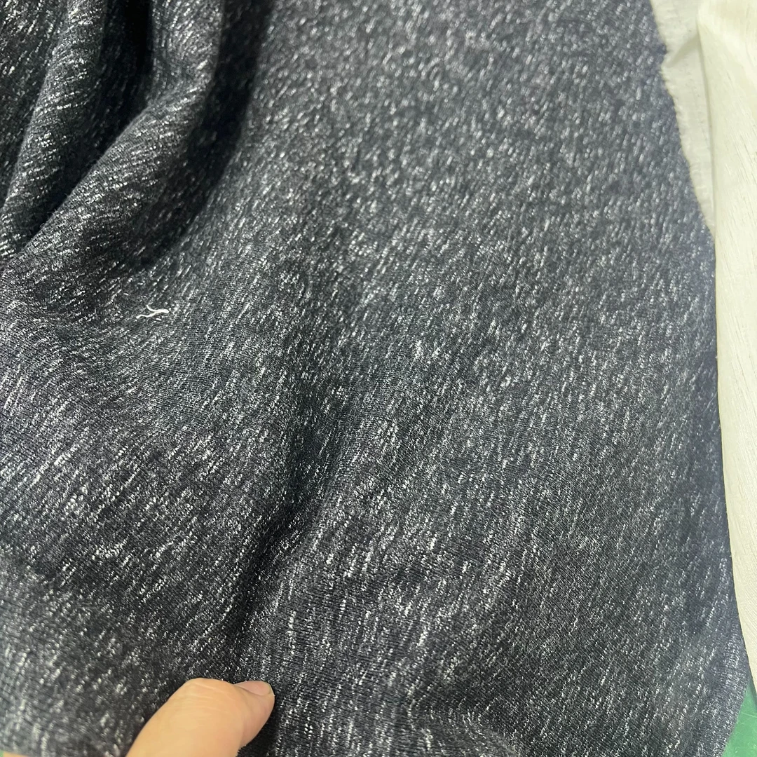 20 纯棉雪花重磅螺纹面料 3米价