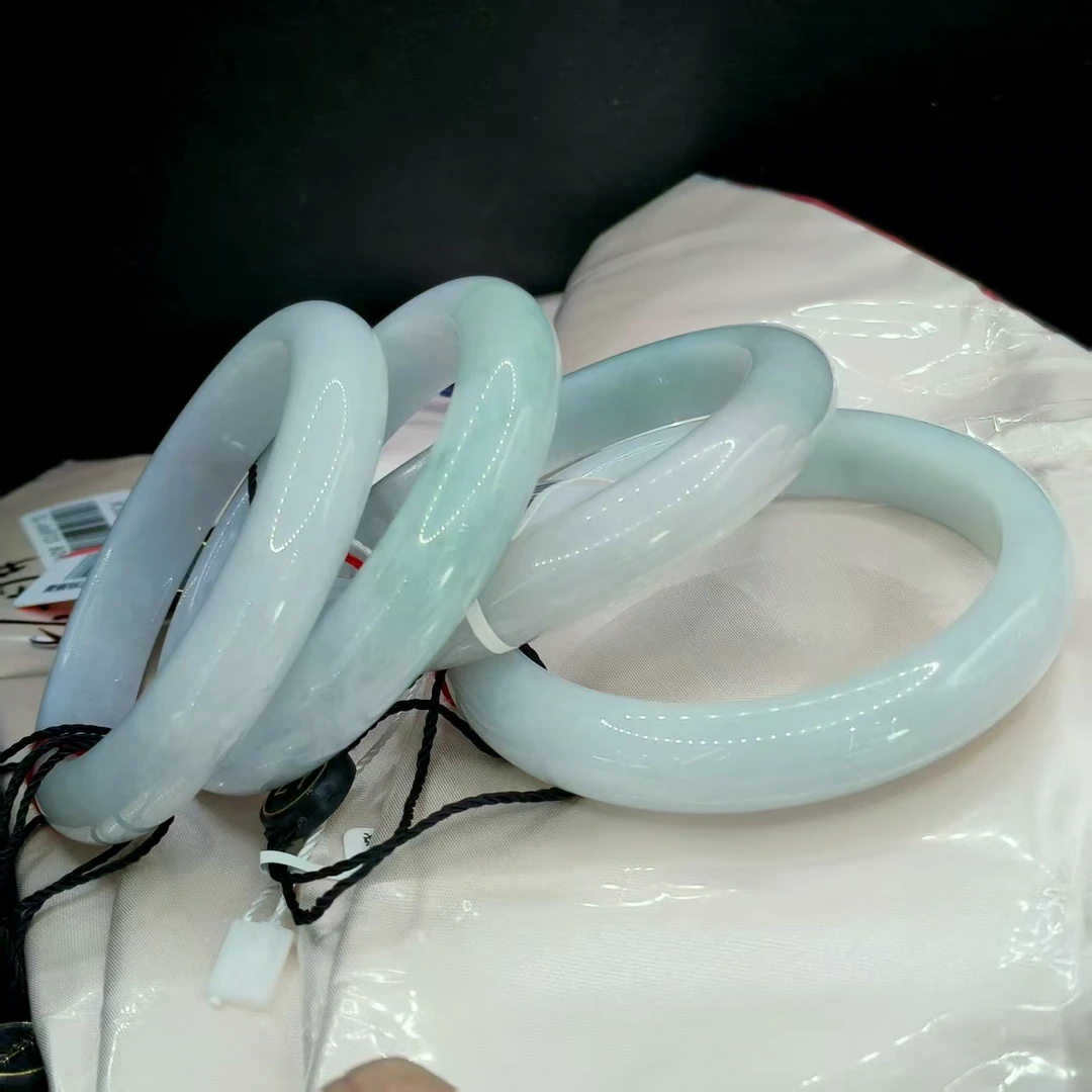 【龙想精选】翡翠宽条手镯TGX【多样性发其一】圈口52-60mm