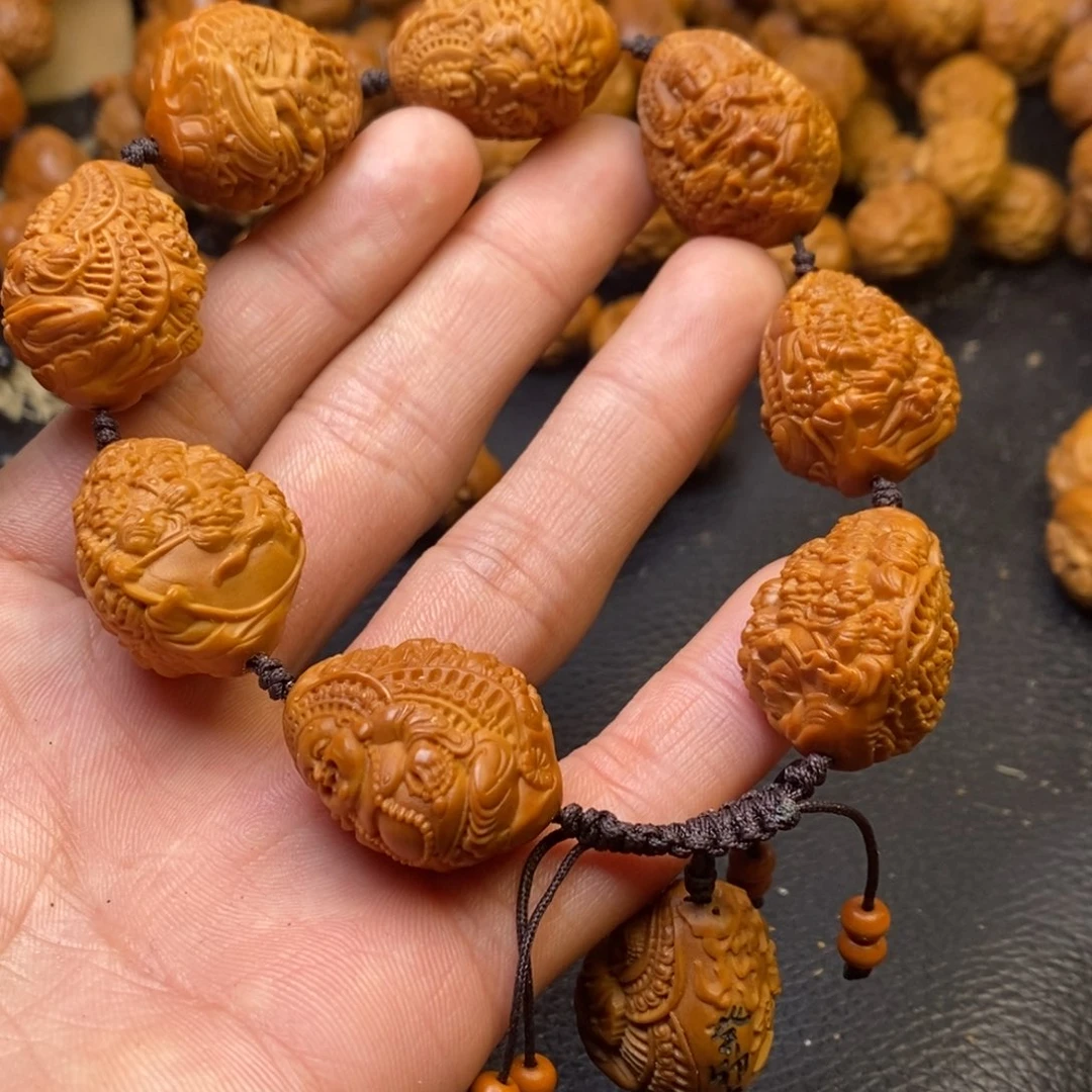 橄榄核手串十八罗汉如来