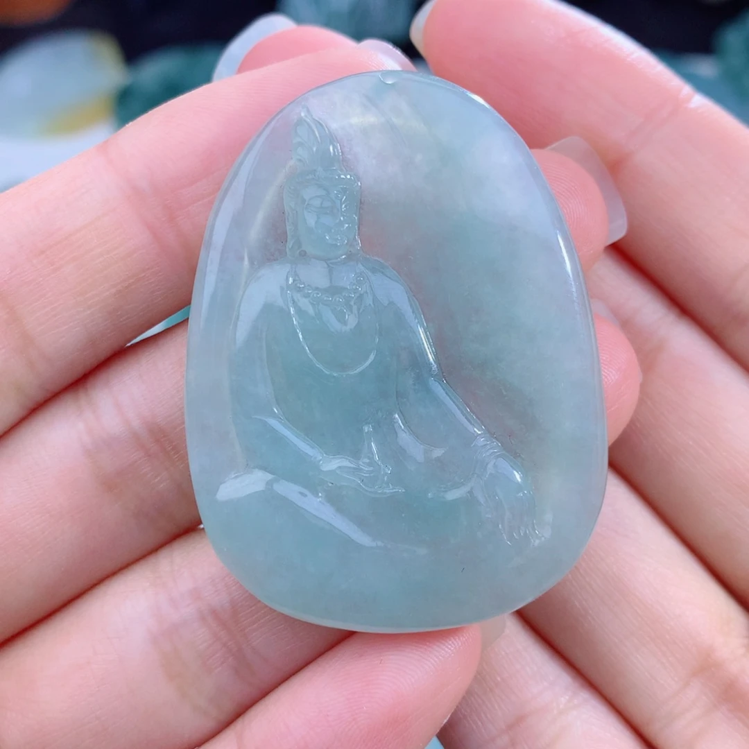 颈饰未镶嵌翡翠素衣