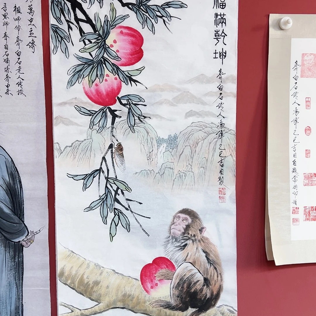 国画冯伟老师亲笔手绘作品慧