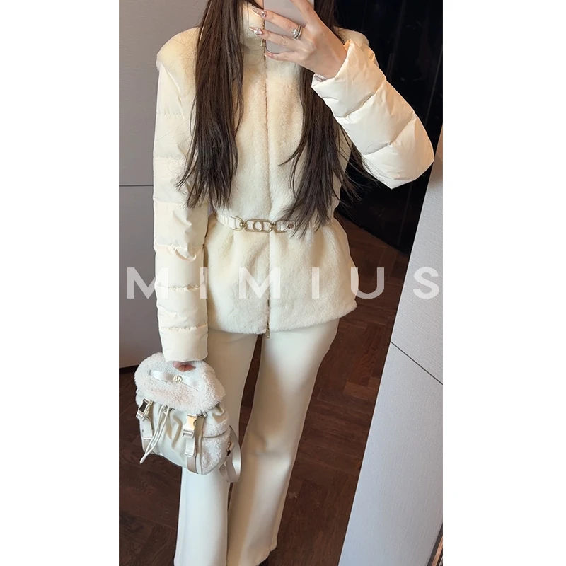 【mimius】P 可溯源三星安心羽绒 羊毛拼接立领羽绒服 G11294