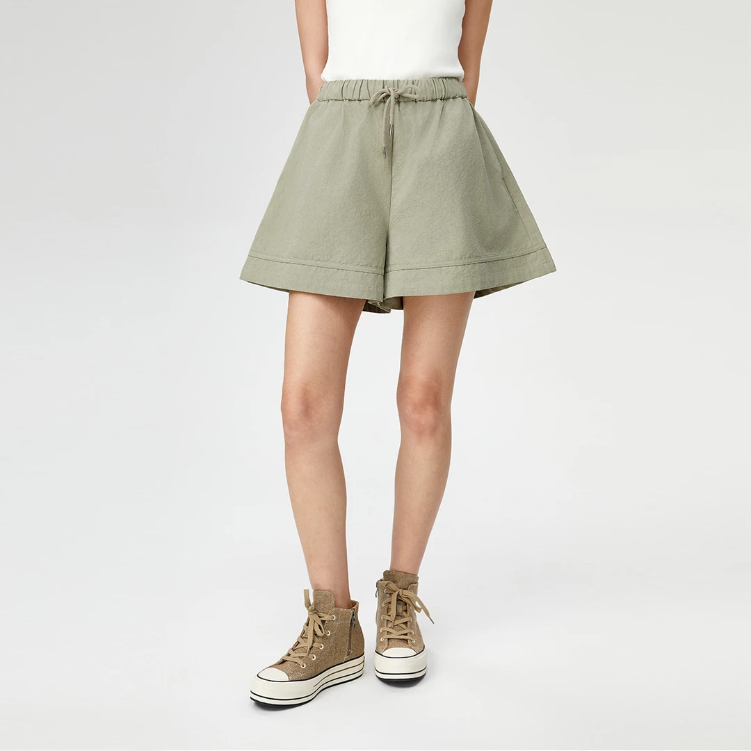 海岸短裤 时尚舒适弹力简约王璇原创设计