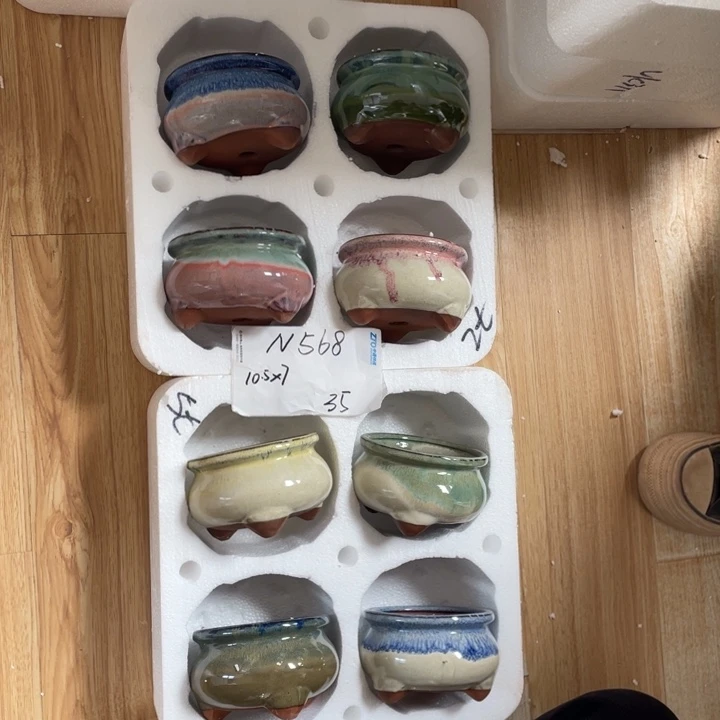 粗陶多肉花盆微瑕568