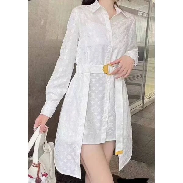 妃鱼/路易威登/棉/连衣裙/95新/凡2/12