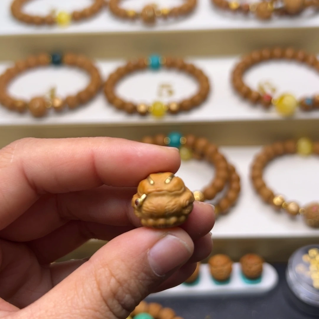 猴头核桃吊坠猫*猴头单颗文泰17+