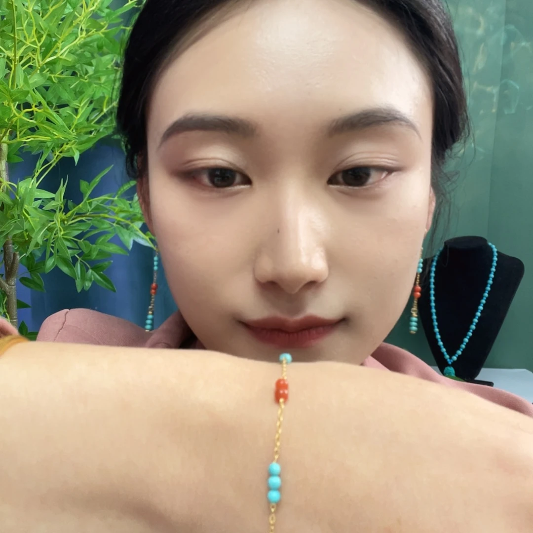 手链合金南红玛瑙