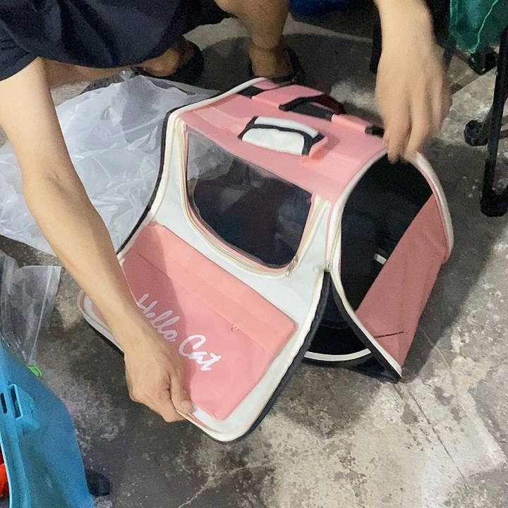 粉色猫包发一个啦