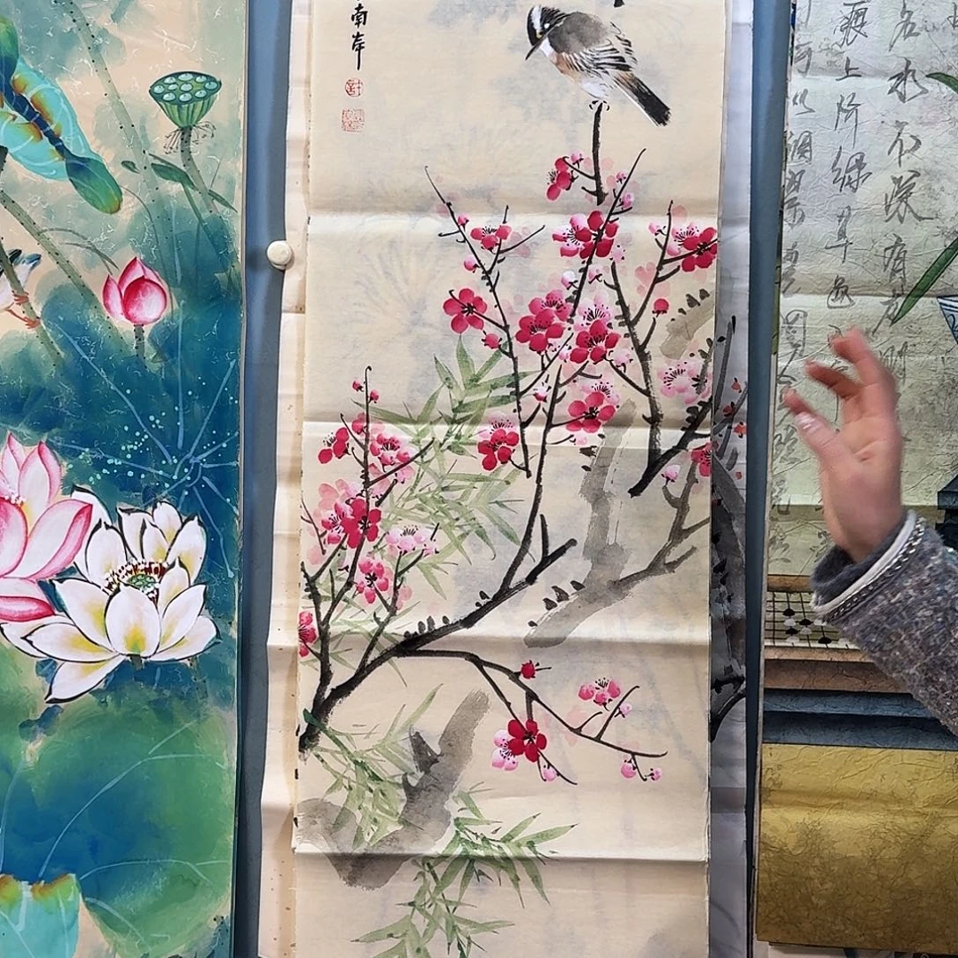 纯手绘国画作品好看