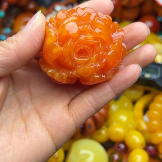 琥珀（花珀）手串未镶嵌用****2蜜蜡