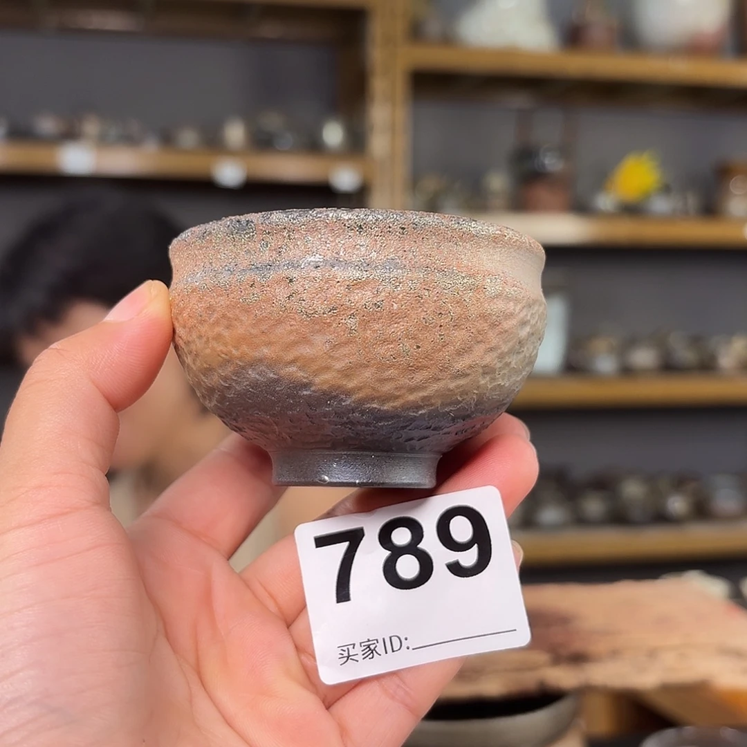 坭兴陶柴烧全手工原矿泥料杯