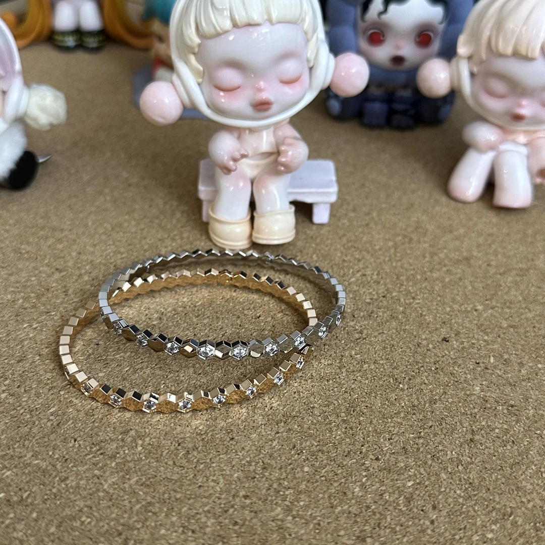 铜合金手镯 时尚百搭蜂巢手镯 1173