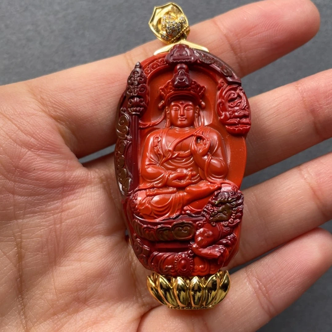 南红玛瑙未镶嵌配饰地藏