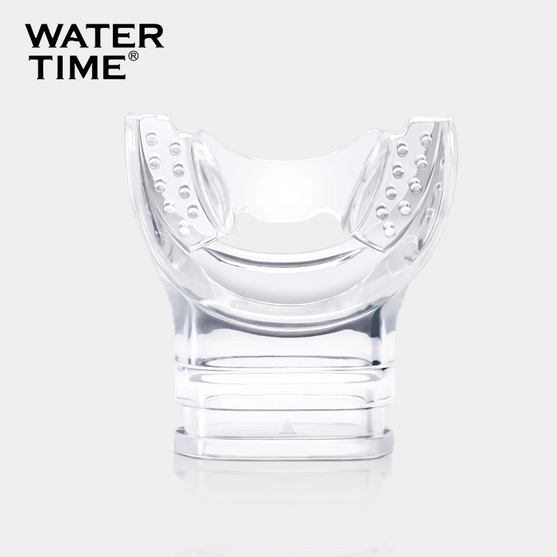 Watertime/水川通用型一次性成人潜水硅胶咬嘴呼吸管咬嘴配件