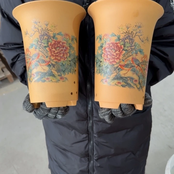 紫砂花盆 高度22口径17