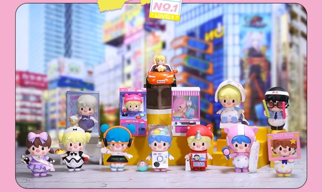 【拆盒】小甜豆秋叶原系列盲盒潮流玩具手办公仔摆件可爱礼物