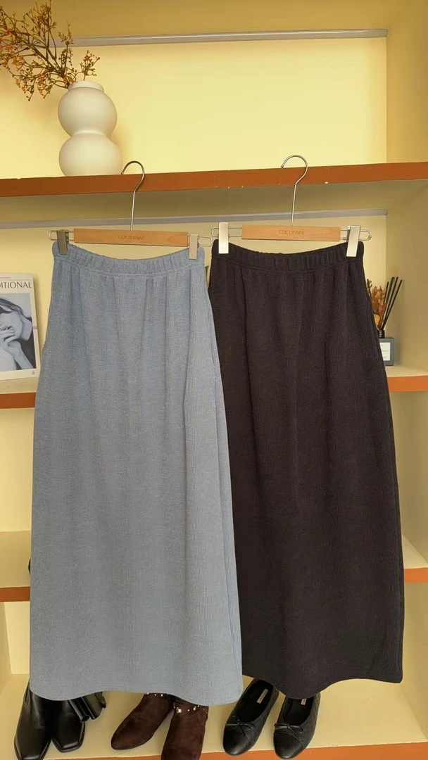 （NO退NO换）东大门代购针织半裙