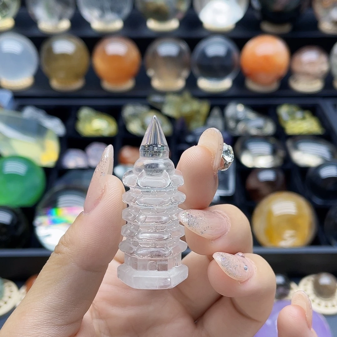 未镶嵌水晶珠宝半成品