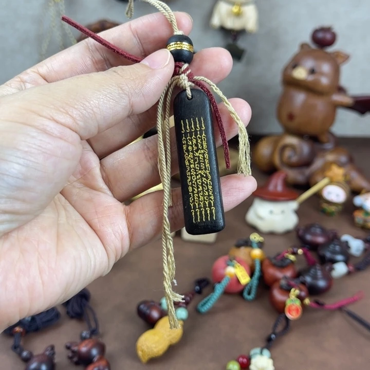 黑檀五条金挂件一个