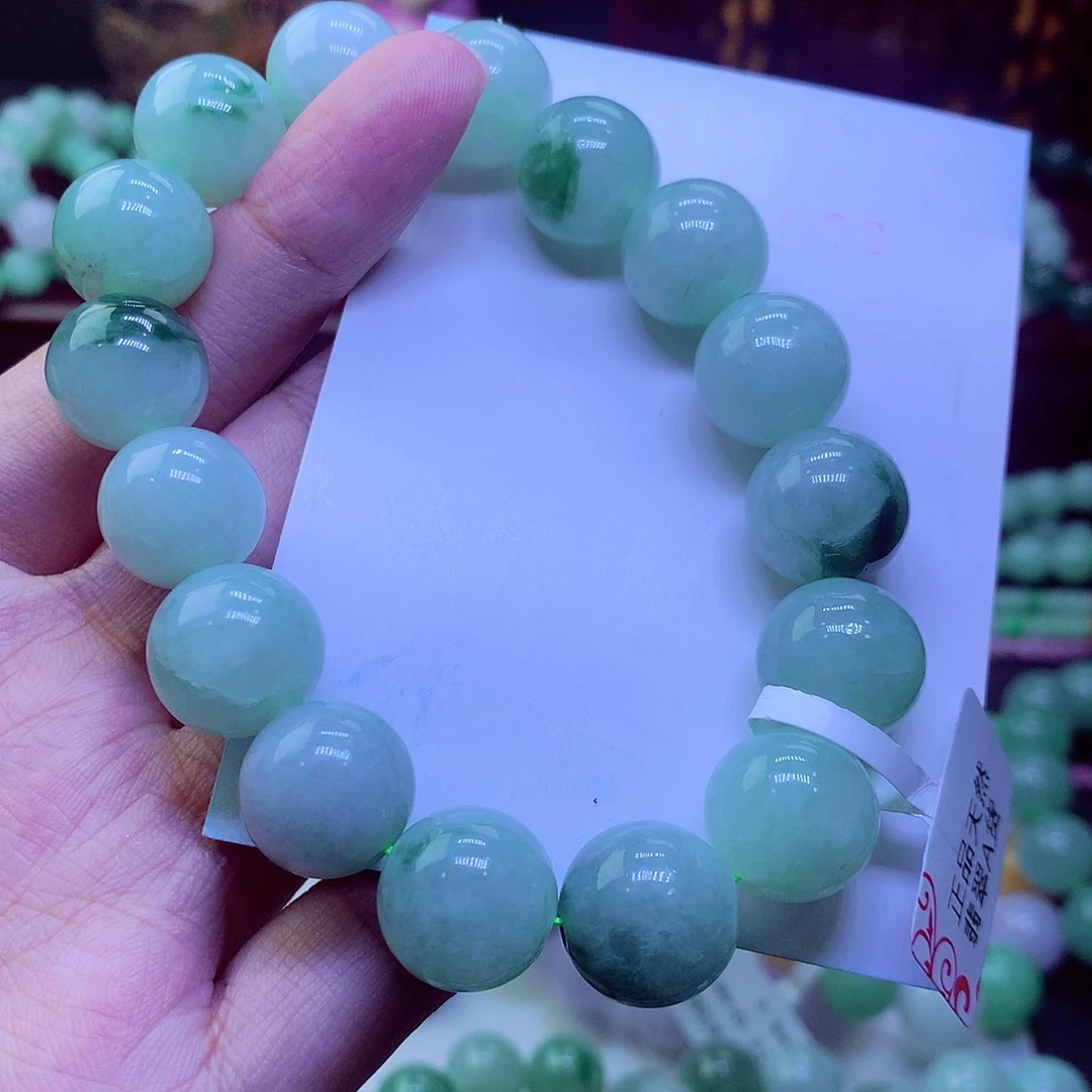 翡翠未镶嵌毛衣链