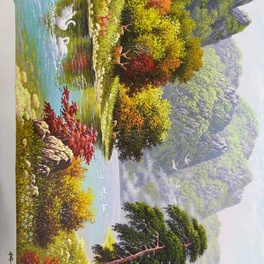 油画一起看电影吧