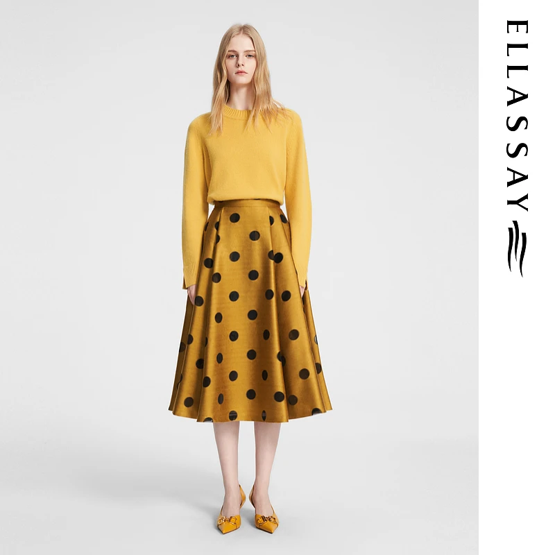 ELLASSAY歌力思冬季新款通勤毛针织衫女EWE354M14000