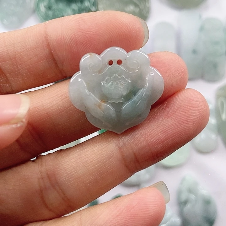 颈饰未镶嵌翡翠天然翡翠