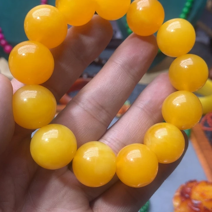 琥珀手链未镶嵌手链