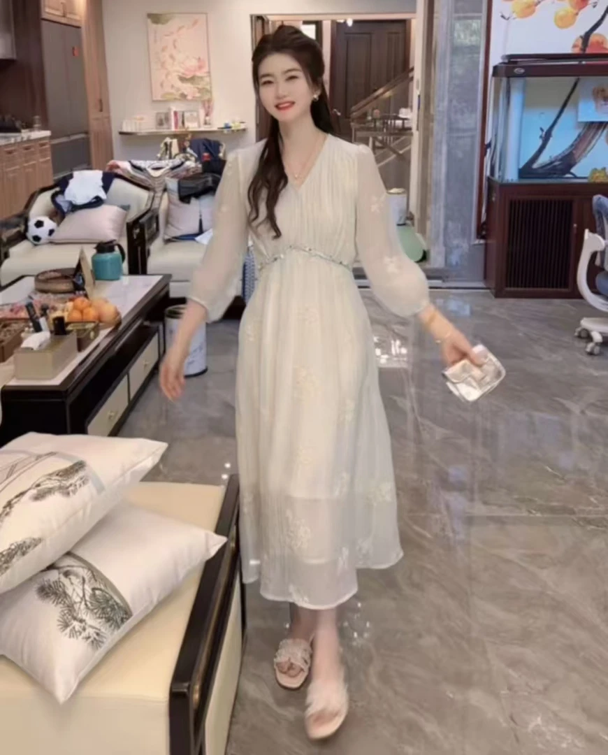 『优雅公主A』设计显瘦百搭时尚连衣裙08170