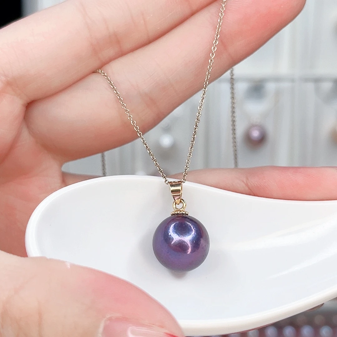 淡水珍珠吊坠(赠链)合金