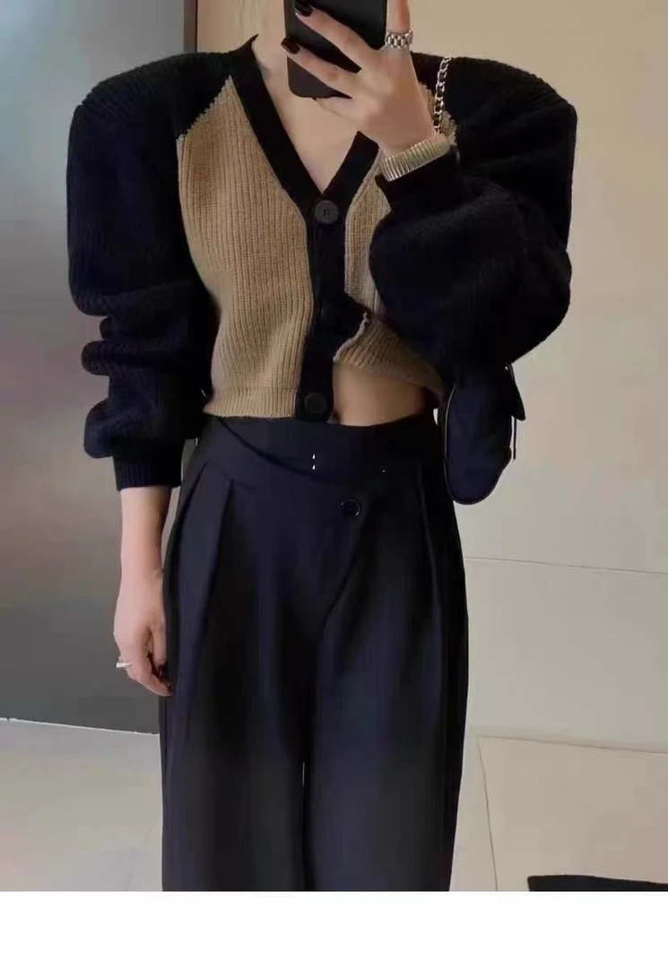 秋冬针织开衫百搭软糯高级减龄内穿外搭女5075