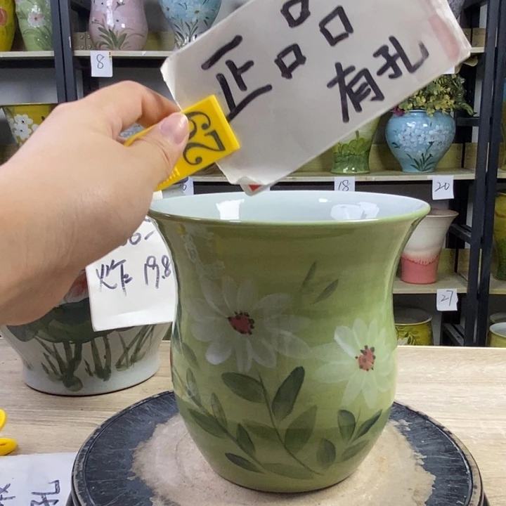 景德镇高温陶瓷花盆
