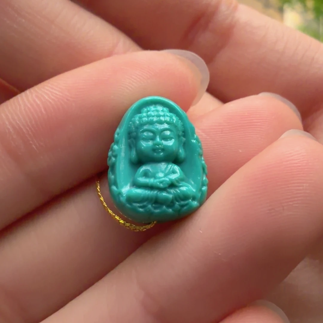 绿松石未镶嵌颈饰