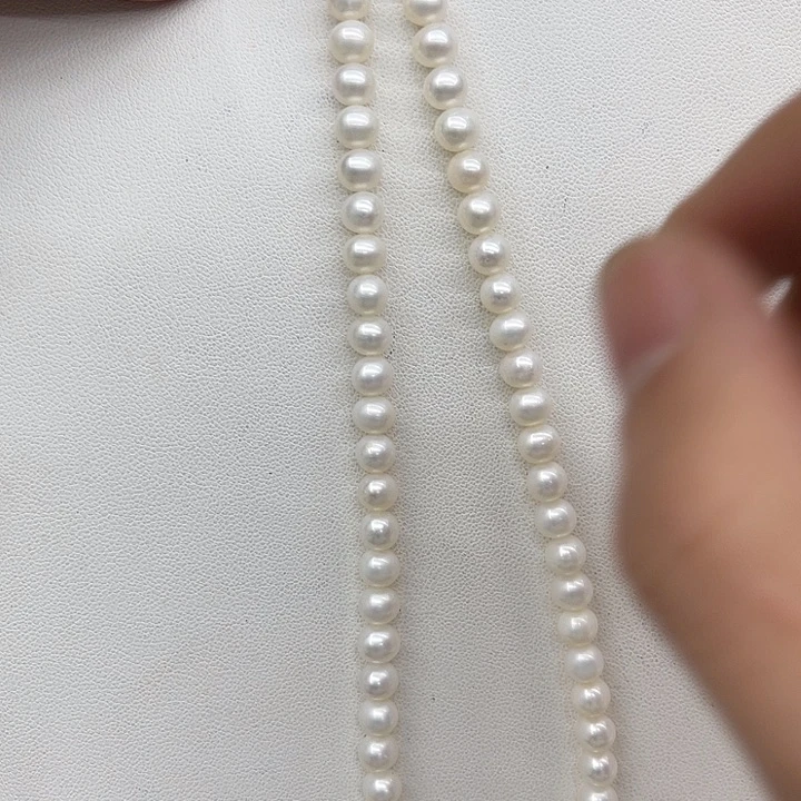 淡水珍珠颈饰银S925镶嵌00449
