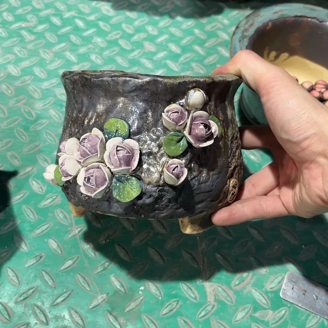 8 号陶然花器手工花盆