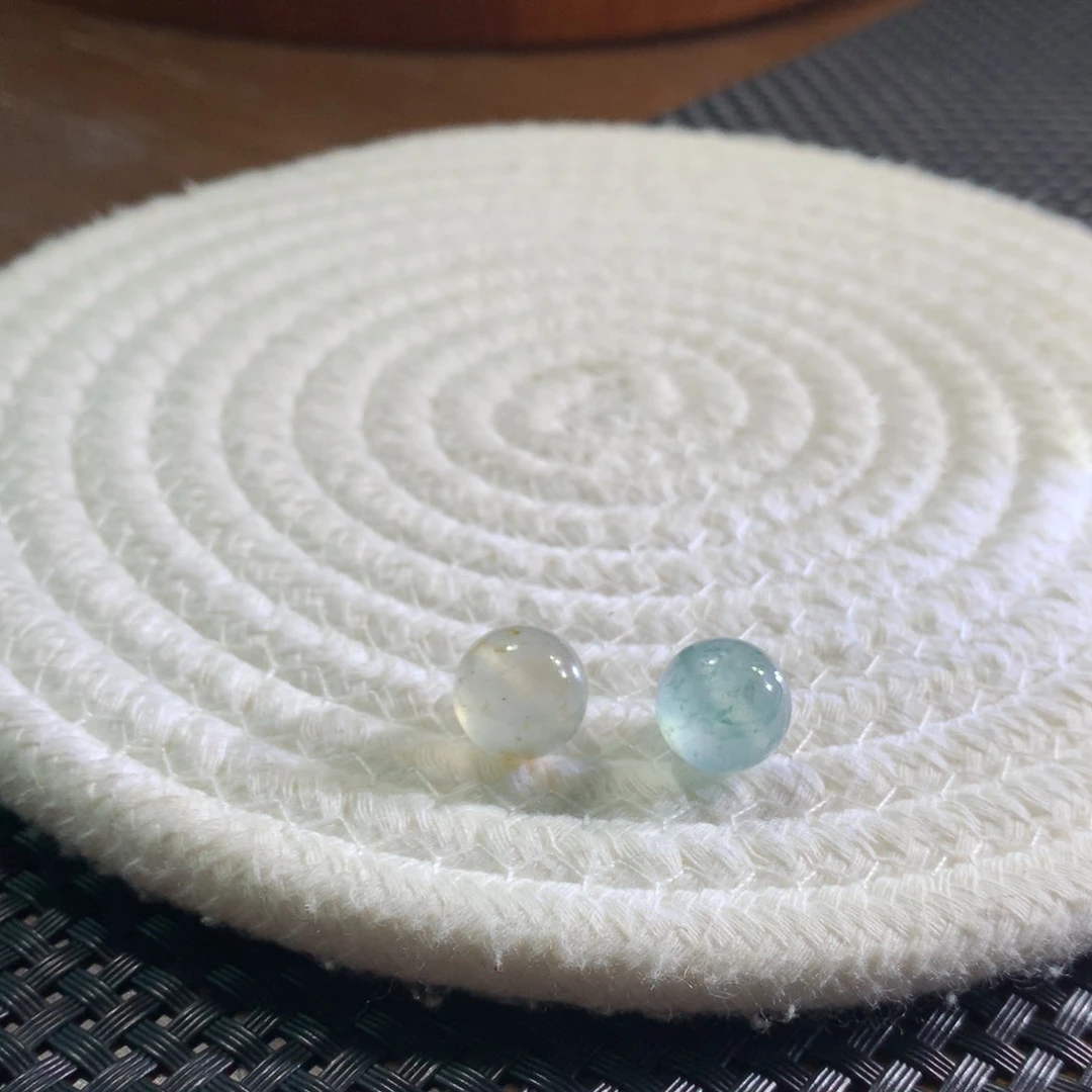 未镶嵌手串翡翠卡12咖色桂花糕暴风蓝绿花