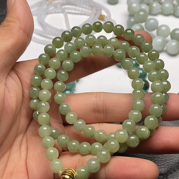 未镶嵌定制翡翠翡翠项链