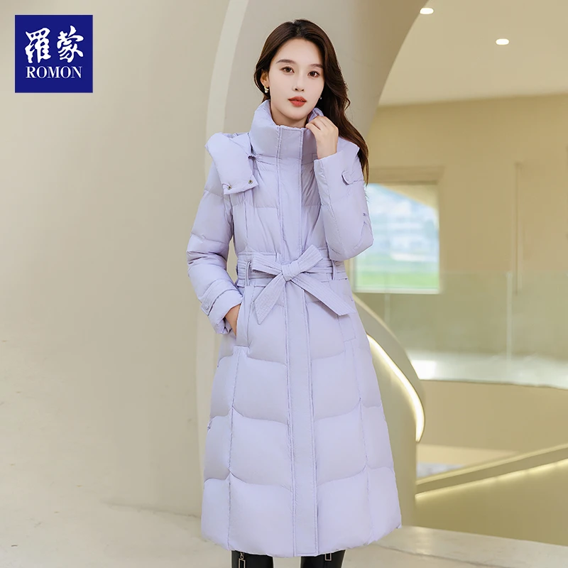 罗蒙女款经典百搭羽绒服YR32024