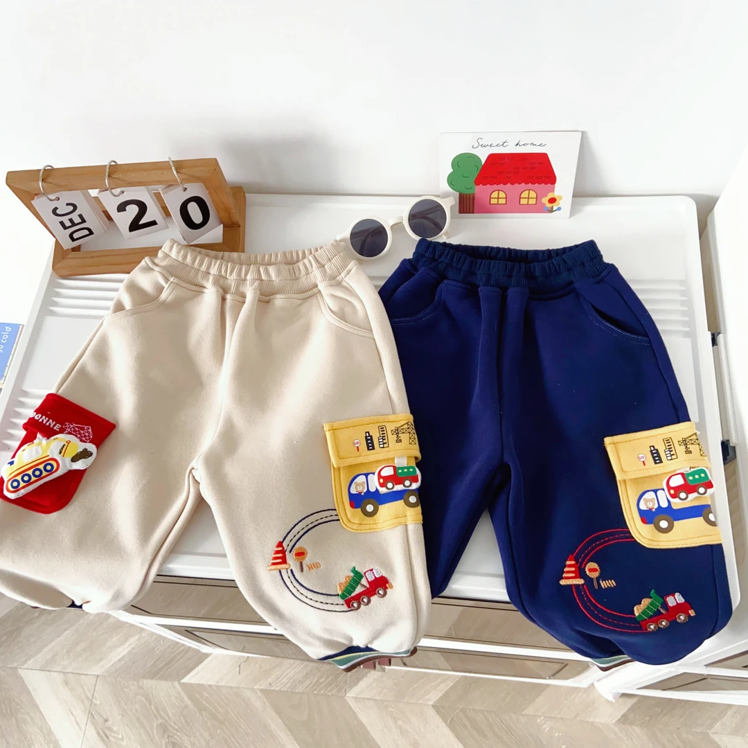 儿童休闲裤男童宝宝长裤ol童装春秋洋气夏季薄款宽松小童裤子