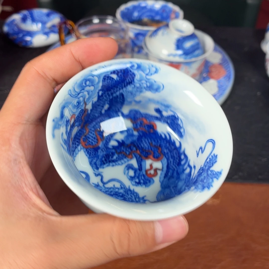 瓷杯子瓷姑娘景德镇陶瓷艺术