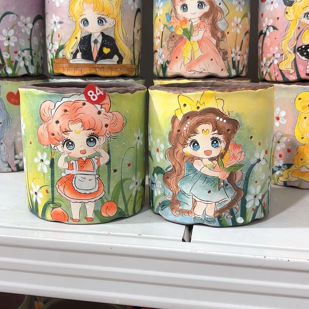 紫砂花盆雪*手工花盆默认微瑕微瑕