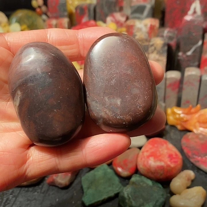 昌化鸡血石手把件