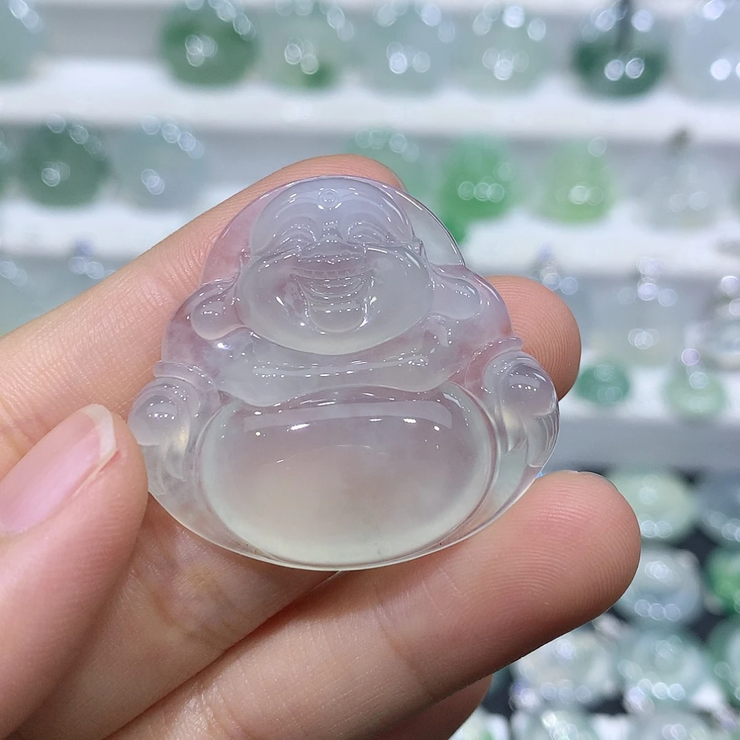 啊***心翡翠未镶嵌吊坠(不含链)