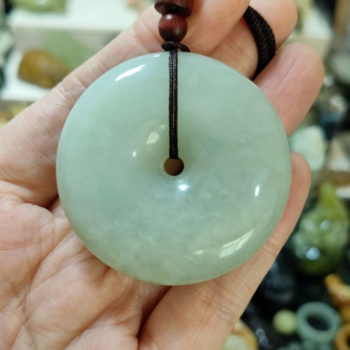 岫玉平安扣未镶嵌