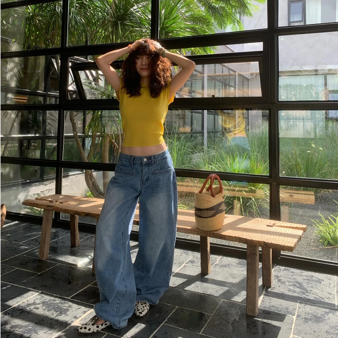 韩系正肩短袖针织衫女夏季2025新款气质修身显瘦百搭简约甜辣上衣