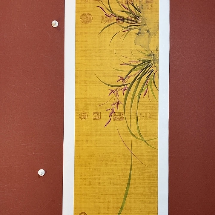 国画听兰老师花鸟