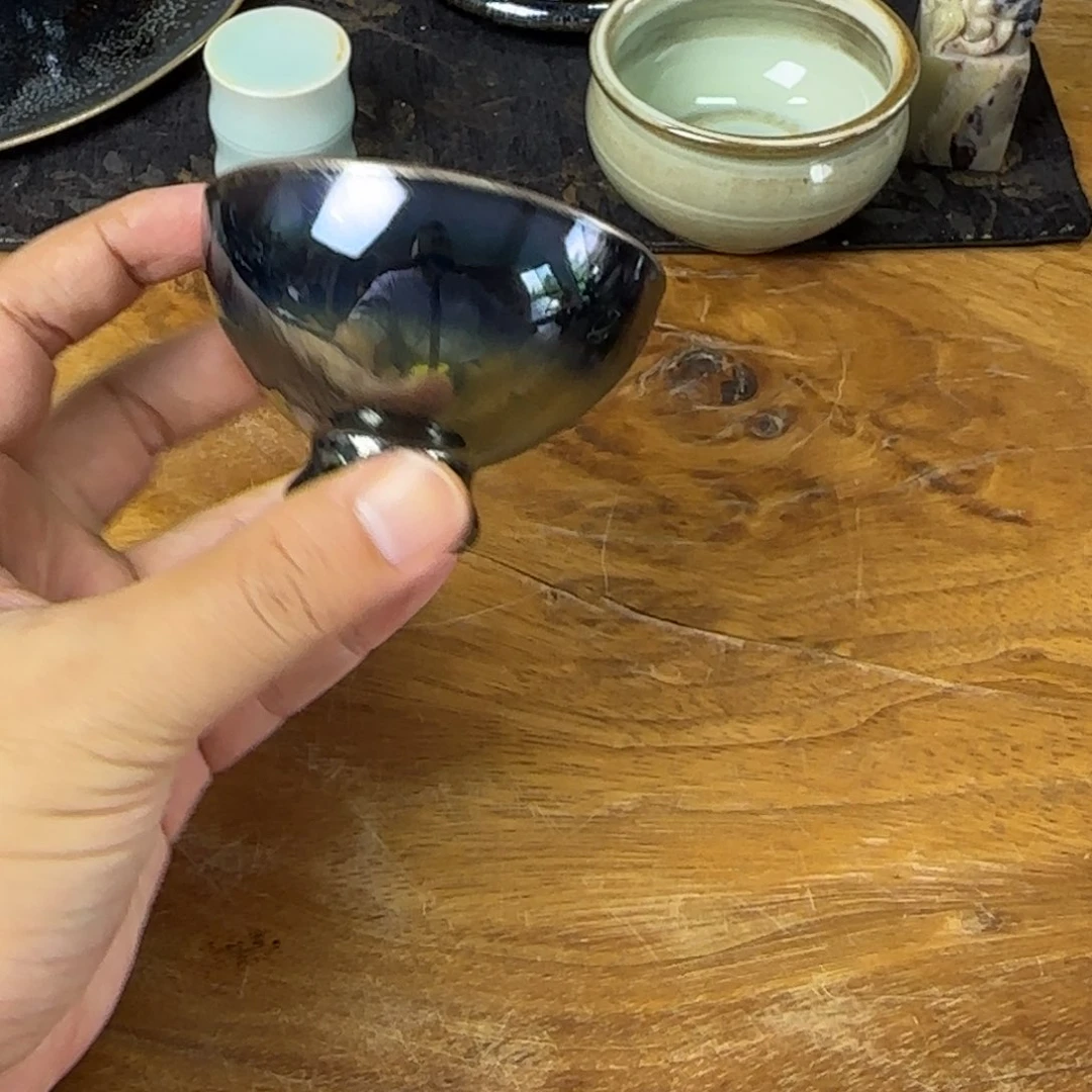 茶盏白丁瓷坊水芽