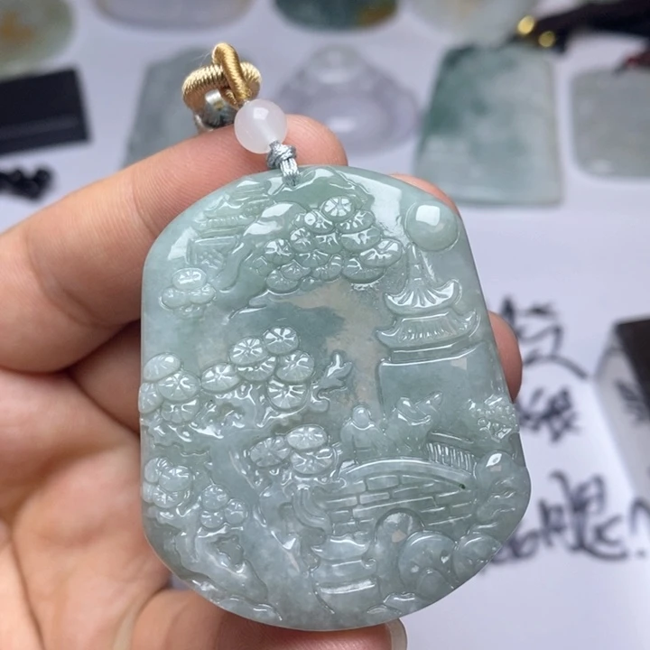 颈饰未镶嵌翡翠翡翠